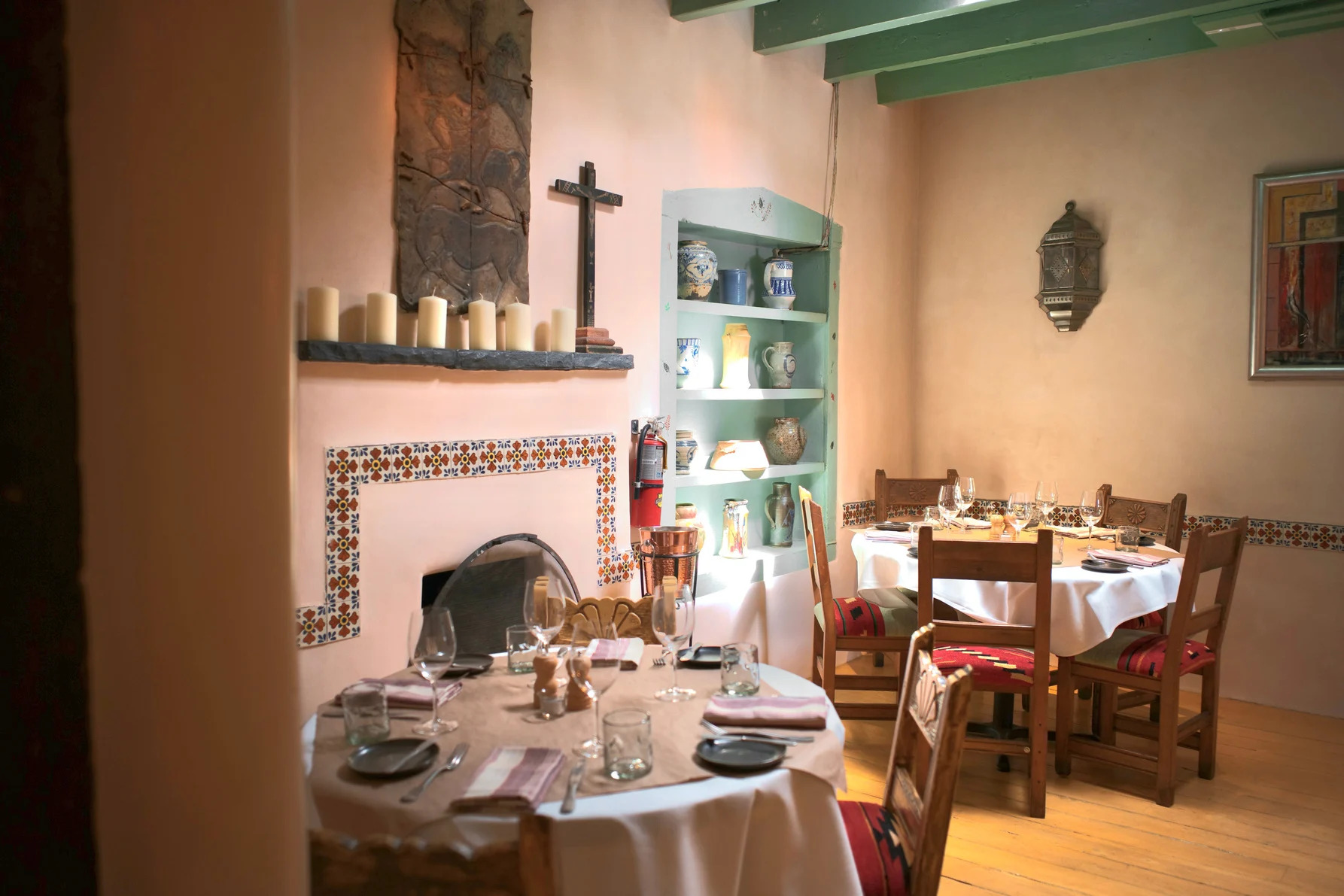 The Pink Adobe Dining Room
