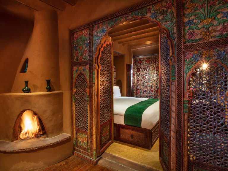 Premium Junior Suite King bed with Fireplace at The Inn of The Five Graces