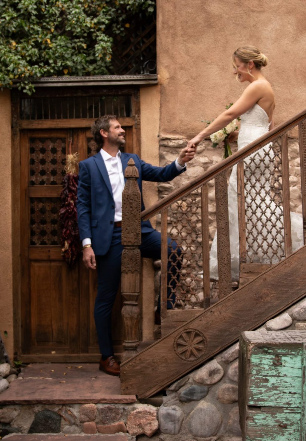 Intimate Courtyard Ceremonies at The Inn of The Five Graces