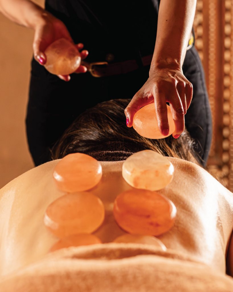Five Graces Spa Himalayan Salt Stone Massage